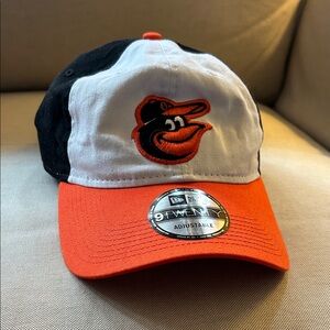New Era Baltimore Orioles Black, White, and Orange Cap